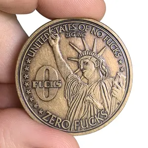 ZFG Inc. "Liberty" One Fuck/Zero Fucks Decision Maker Coin (Bronze)
