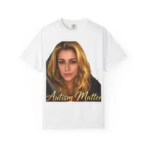 Autism Matters photo portrait T-shirt | Awareness tee