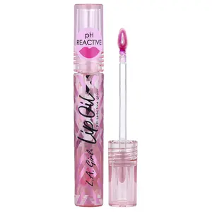 L.A. Girl Lip Oil, pH Reactive Gloss, GLC728 Berry Pink, 0.1 fl oz (3 ml)