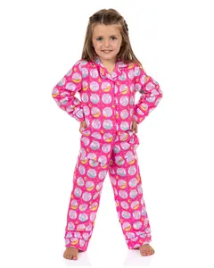 Peppa Pig Pajamas Toddler Girls' Time For Bed Long Sleeve Coat And Pants Pajama Set