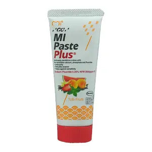 GC MI Paste Plus -  Tutti-Frutti - 1 Tube MI Paste Plus contains 0.2% fluoride, 35mL (40g) tooth paste.