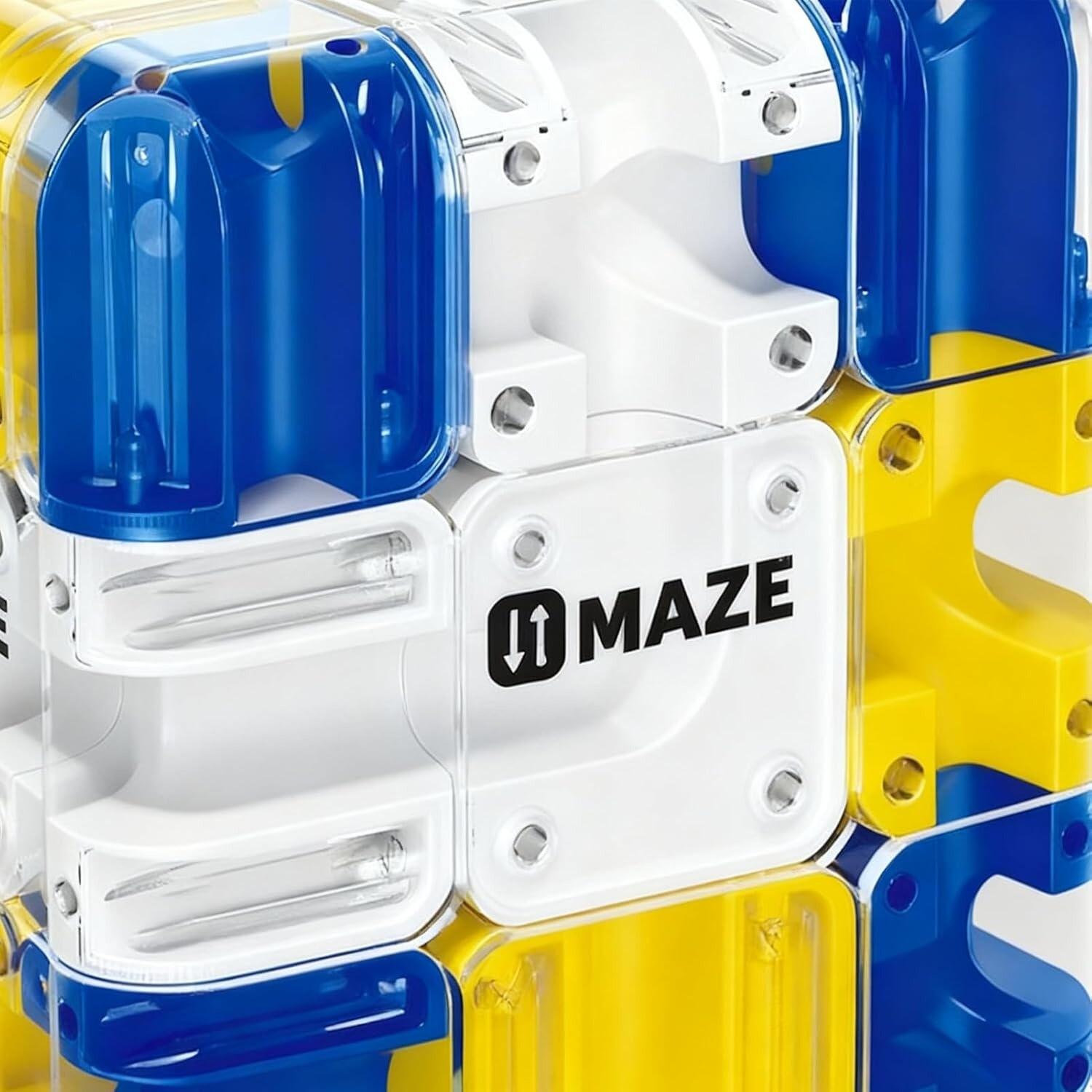 3D Ball Maze Cube Puzzle Toy STEM Educational Brain Game with Smooth Rolling Multicolor Balls 3D Maze Labyrinth Spatial Reasoning Challenging Cubic Puzzle for Kids Ages 6+