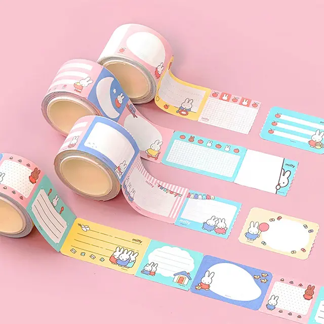 Miffy Sticky Note Set, Sticky Labels, Self Adhesive Label, Adhesive Tabs sohochic