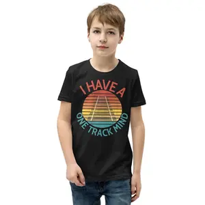I Have A One Track Mind Youth Short Sleeve T-Shirt