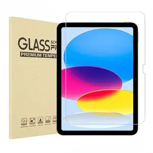 Tempered Glass Screen Protector, HD Clear Screen Protector, Tempered Screen Film, Tablet Accessories Compatible with iPad 10th Gen, iPad Air 4/5/6, and All iPad Pro Models