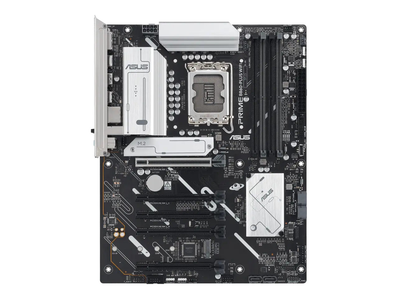 ASUS PRIME B860-PLUS WIFI-CSM B860 LGA 1851 ATX motherboard, Intel Core Ultra Series 2 Ready, Advanced AI, DDR5, PCIe 5.0, HDMI, USB 20Gbps Type-C, 2x M.2, WiFi 6E, 2.5Gb, ACCE Remote IT Management