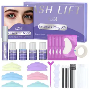 Lash Lift Kit Perm Kit - LZM Professional Lash Lift Kit, Brow Lamination Kit, Easy to Apply and Long Lasting Finish Suitable for Salon Use Lashes Lift