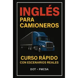 Truck Driver English: All the English You Need for U.S. Truck Drivers - Quick Course with Audios, Real Scenarios, Audiobooks (Spanish Edition) - Paperback