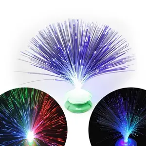 4 PCS Fiber Optic Lamp Light Holiday Wedding Centerpiece Fiber optic LED Night Lamp
