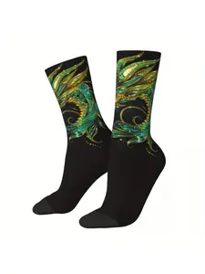 Dragon Sock Printed Man Polyester