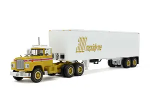 Mack R-Model Day Cab w/ 40' Vintage Trailer (Mack 125th Anniversary) Diecast 1:64 Scale Model - DCP 60-2022
