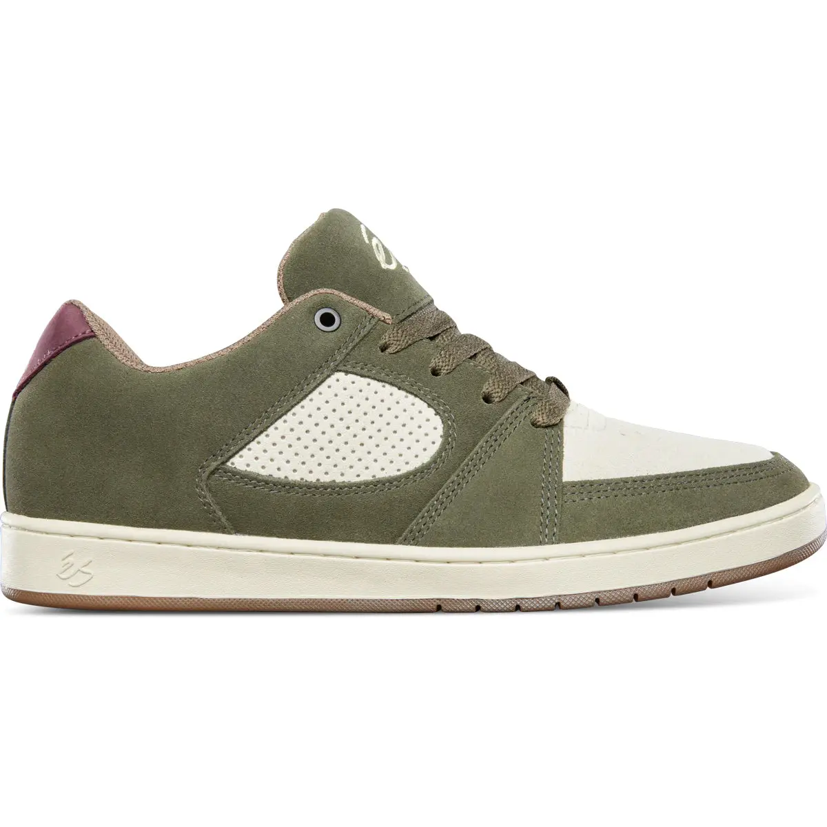Es Skateboard Shoes Accel Slim Olive/Tan