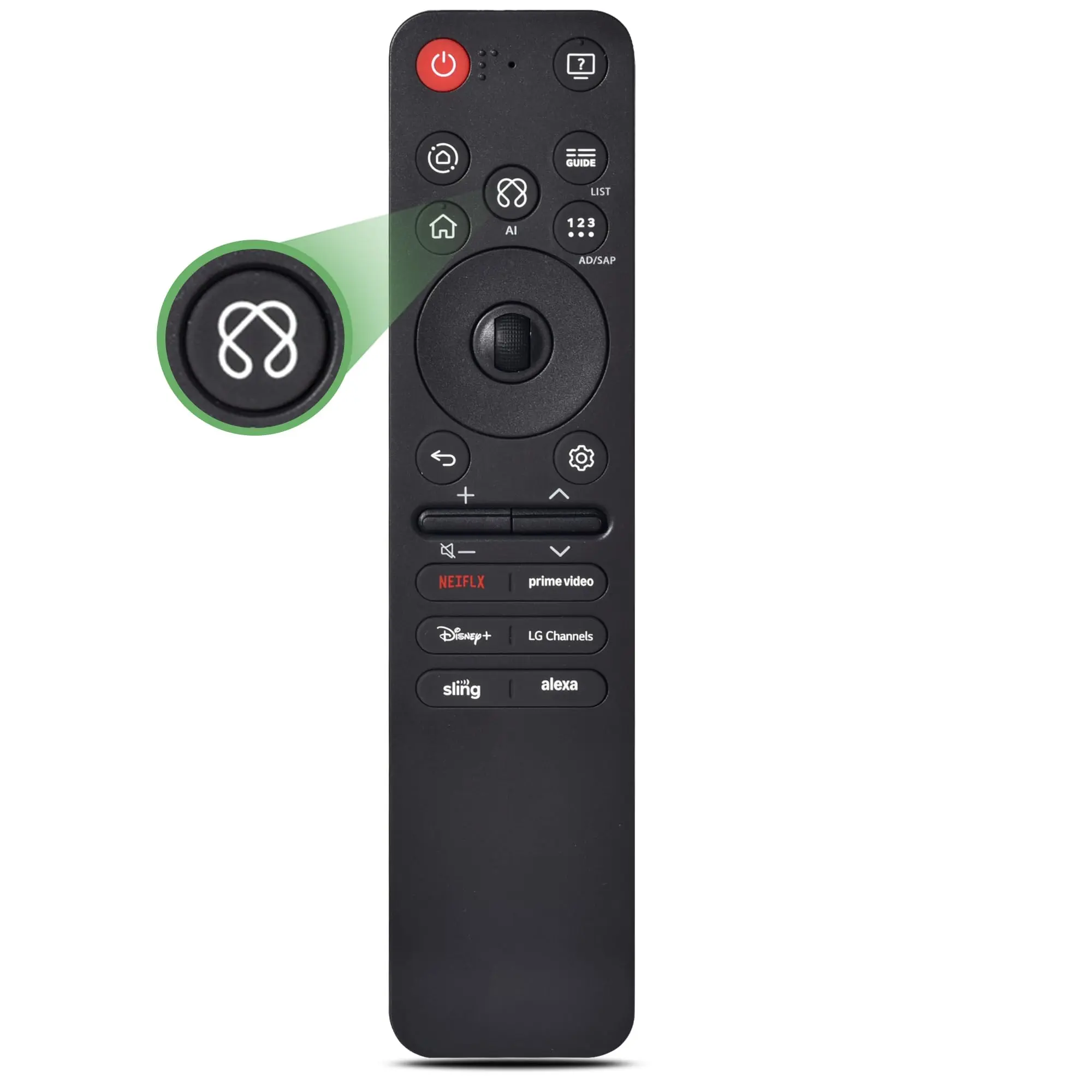 Magic Remote for LG Smart TV,for All 2019 to 2025 TVs,Universal Replacement AI Voice and Pointer Control,2-Year-Warranty
