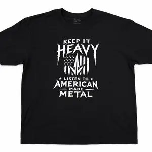Keep It Heavy American Made Metal Tee | Heavy Metal Graphic Shirt (Unisex S–4XL)