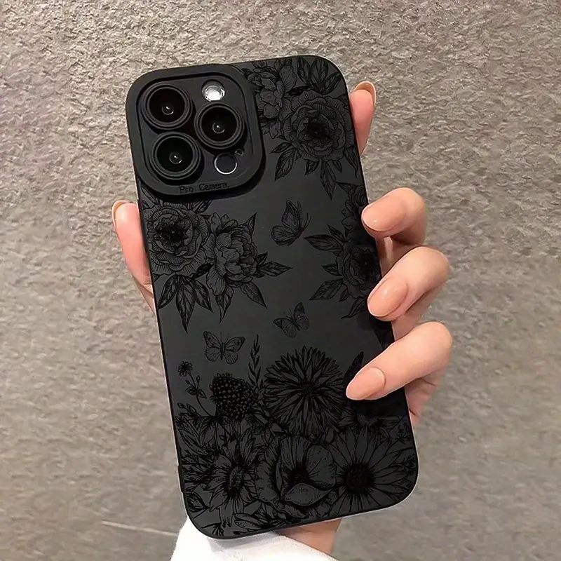 A mobile phone case with creative flower pattern, suitable for iPhone 17 promax/16/15/14/13/12/11 - TikTok Shop A mobile phone case with creative flower pattern, suitable for iPhone 17 promax/16/15/14/13/12/11 - TikTok Shop
