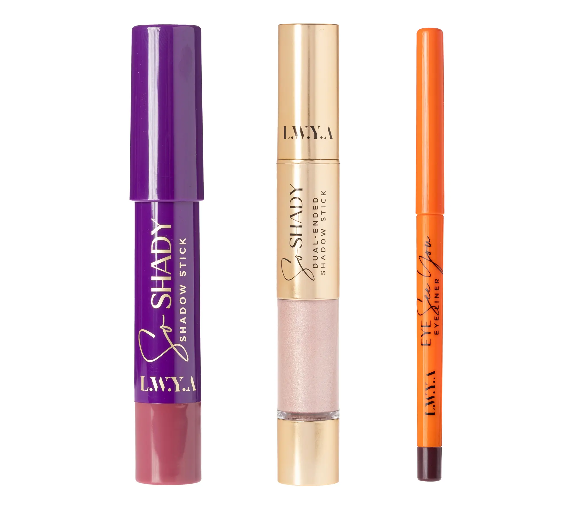 LWYA by Kim Gravel Eye Glow Goals Shadow & Liner 3pc Set