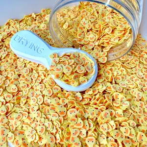 FAKE 5MM Funny Yellow Duck, Animal Polymer Clay Sprinkle (NOT EDIBLE) D26-11