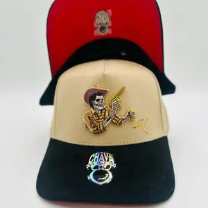 Chalino Hat - San Judas Cap in Cotton Material with Unique Design Elements