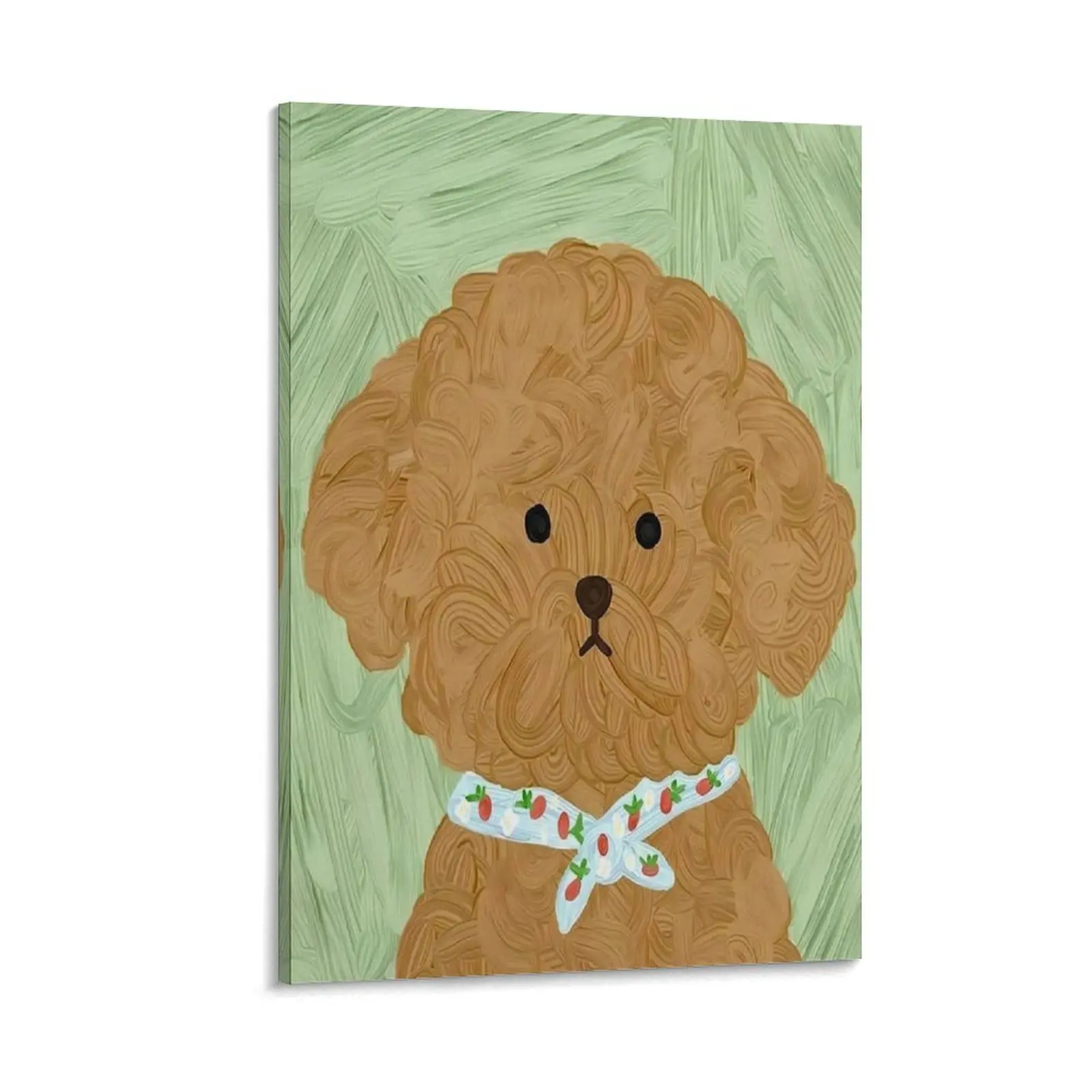 Dog Wall Art, Cute Cartoon Puppy Poster Canvas Poster Bedroom Decor Sports Landscape Office Room Decor Gift Frames Ornaments Decoration Artistic