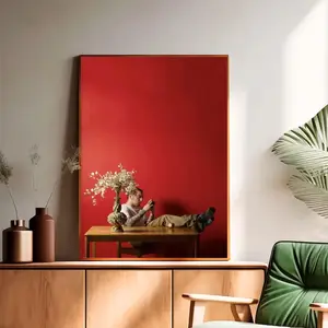 Mac Miller Poster – Minimal Red Room Photography Print | Hip-Hop Wall Art