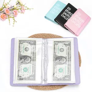 100 Days Money Saving Challenge Coin Envelope Budget Storage Book with Daily Savings Tracker & Habit-Forming System for Consistent Savings Goals of $5050