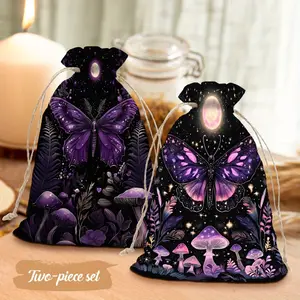 2pcs Tarot Card Gift Bags Tarot Card Protection Drawstring Bags Dice Storage Bags Card & Jewelry Bags Gift Bags
