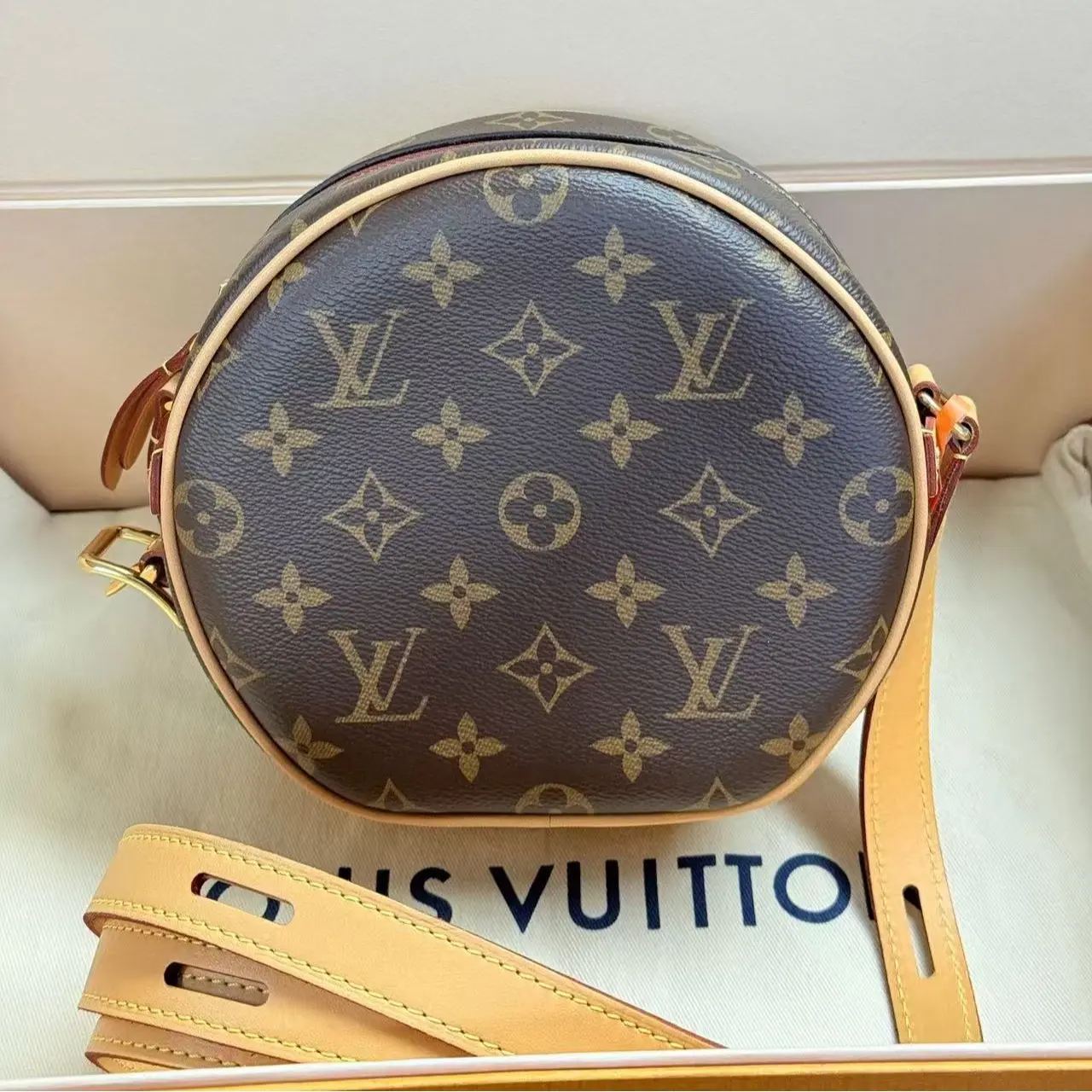 Pre-owned Louis Vuitton LV Monogram Round Bag