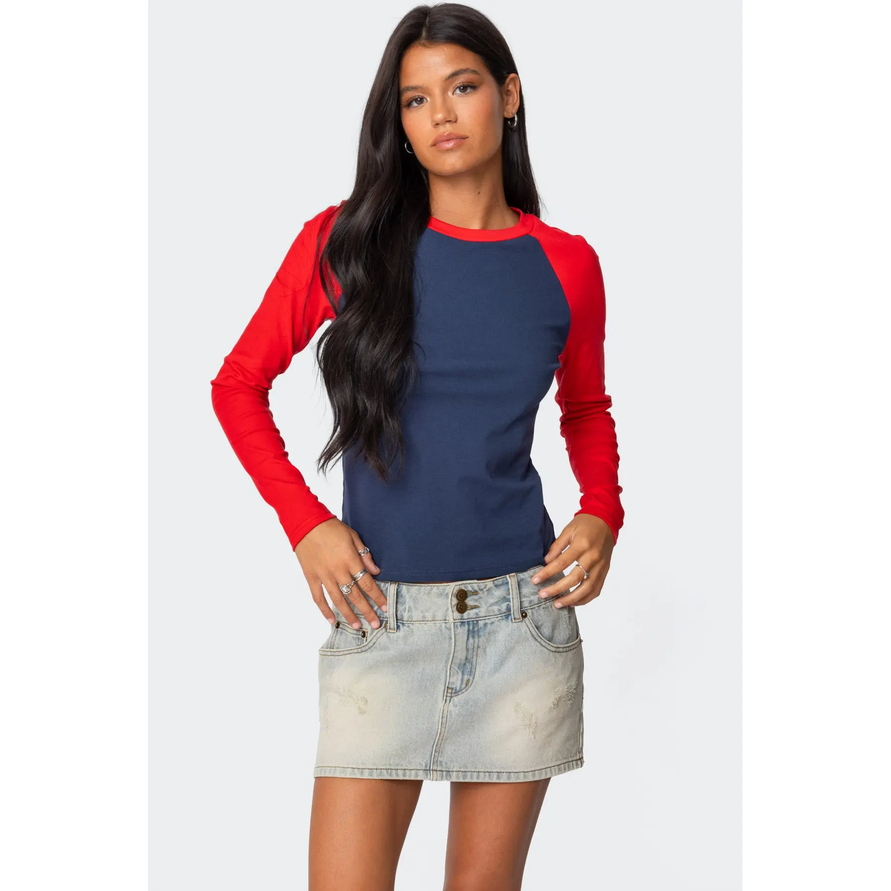 Tommi Raglan Long Sleeve T Shirt