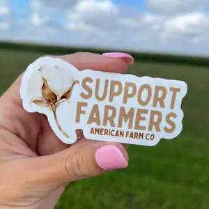 Support Farmers' Cotton Sticker
