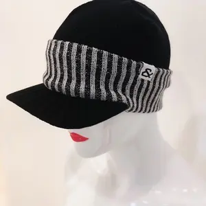 Striped Beanie Visor Winter Fall Hat (More Colors) beanie hat