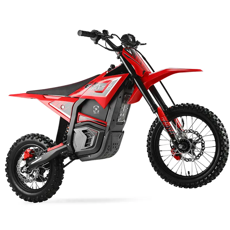 Valtinsu EM5（Red） Electric Mountain Ebike Bike forAdults - 48V Lithium-lon Battery, Long-Range PeakPower Motor, Off-Road Dirt Bike, High-Power Motor OutdoorSports Bicycle All Terrain Ebikes