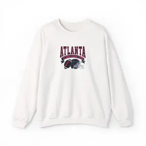Atlanta Braves Embroidered Crewneck Sweatshirt