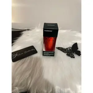 2023 Christmas Collection AUTHENTIC NEW STARBUCKS Red Prism Cold Cup Keychain/Ornament***Limited Edition Holiday**