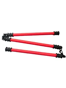 Playful Cloud Cosplay Prop Costume Accessory Anime Theme 25 Inches Three Staffs and Rings Fully Assembled Ready to Use