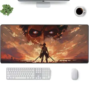 [Sale Up To 50%] Attack on Titan Eren & Colossal Titan Mouse Pad Desk Mat