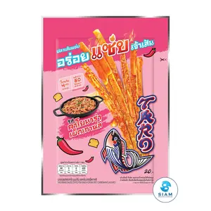 Taro Brand Thai Fish Snack 18g, Sauce Coated Korean Spicy Carbonara Flavor (0.6 oz)