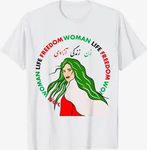 Woman Life Freedom Iran Zan Zendegi Azadi T-Shirt Sweatshirt Hoodie Unisex Cotton Classic