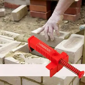 Plasterer Construction Line Leveling Tool, Woodworking String Line Roller, Building Construction Clamp, Brick Line Clip, 3.5-4.7 Inch Range