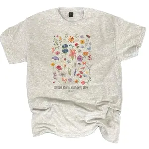 Consider How The Wildflowers Grow on Ash Gray
