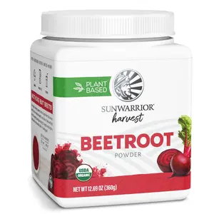 Beet Root Powder Nitric Oxide Increase Stamina Blood and Flow Circulation - Non-GMO Keto Vegan Superfood for Smoothies, Acai Pudding, Baking 360g