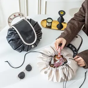 Advanced lazy makeup bag, minimalist lazy grooming bag, travel bag, large capacity waterproof portable storage bag