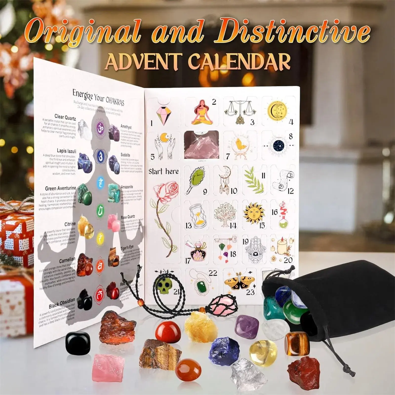Delicate Lotus Crystal Advent Journey | 24 Days of Mindful Magic