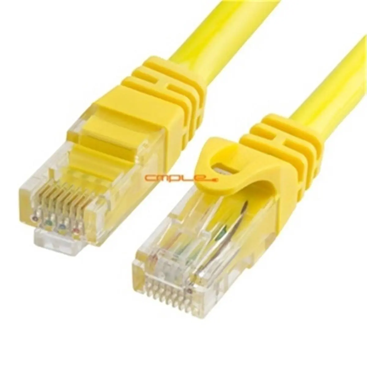 212 MAIN CAT 6 UTP Ethernet Cable - 100 FT, 500MHz Rate, Yellow PVC Jacket, High-Speed Data Transfer for LAN Network Connections