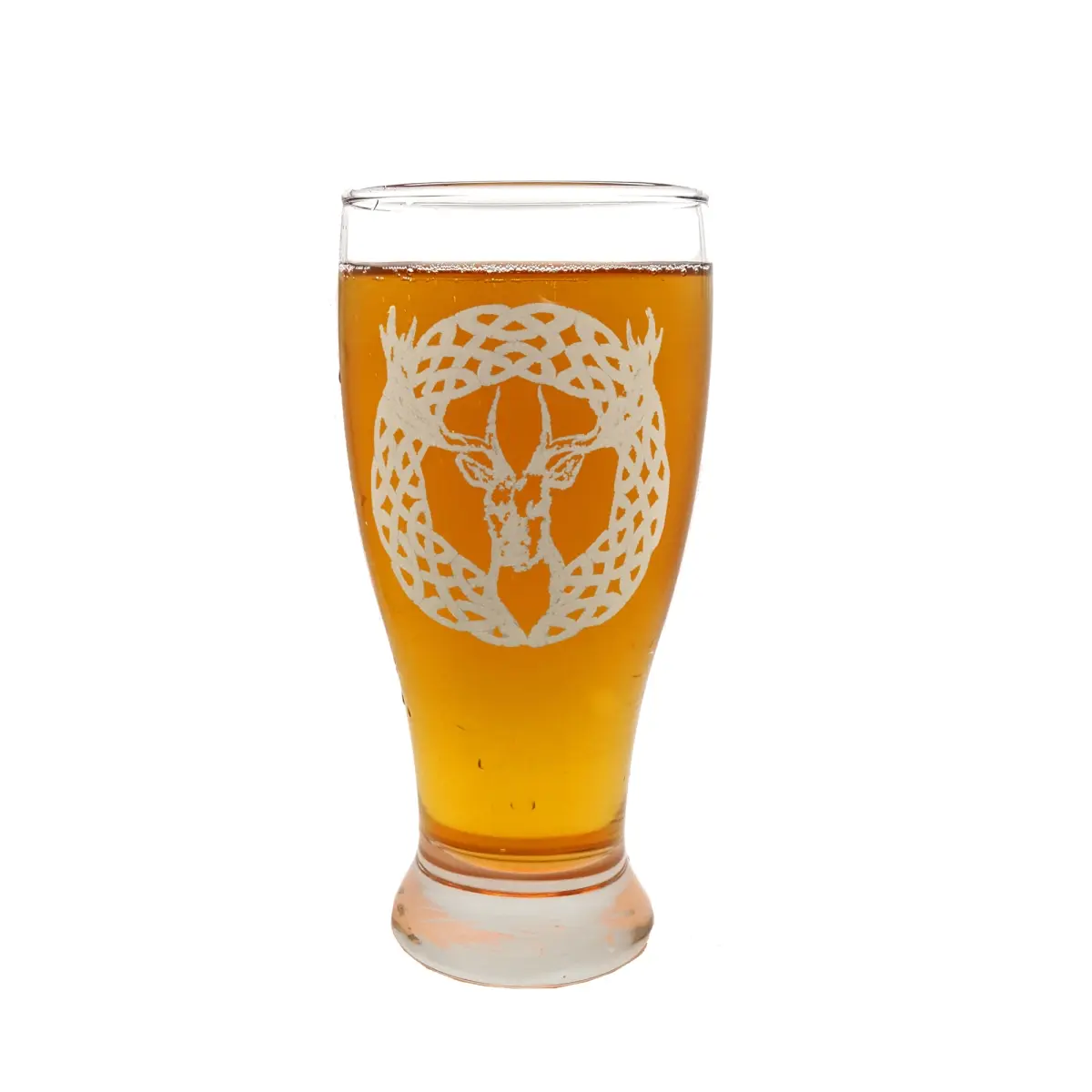 Lyoncraft PISG01 19 oz Celtic Stag Engraved Pint Glass