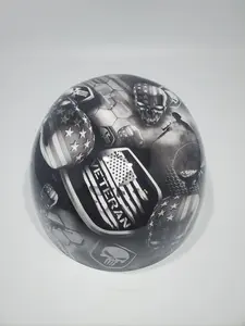 Baseball Cap Style Motorcycle Helmet VETERAN PUNISHER