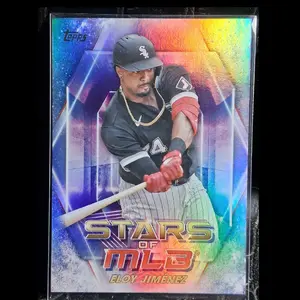 Topps 2023 Stars of MLB Insert #SMLB-41 Eloy Jimenez Chicago White Sox Baseball Card Collectible Sports Trading Card