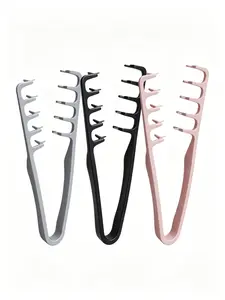 3pcs Simple Daily Volume Texture Styling Wide Tooth Comb High Root Lift Hair Tool Cover Hair Part Bangs Hairstyle Combs