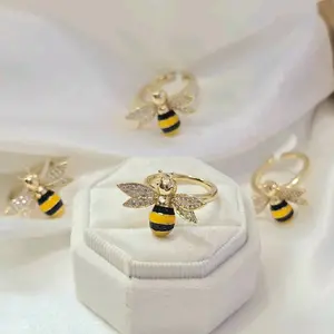 Anillos de avejitas color amarillo .Laminado de alta calidad