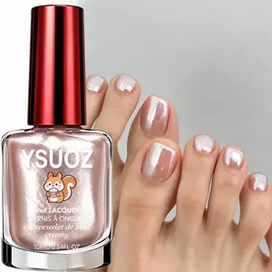 Summer Nude Pearl Nail Strengthener - Natural Quick-Drying, No UV Lamp Required, Brightening, Ideal for Busy Daily Life & Parties, Fit for Hands & Ft, Perfect Beach Summer Nail Care