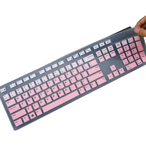 Keyboard  Cover Compatible with  Desktop KM636 KB216 Keyboard,  Optiplex 5250 3050 3240 5460 7450 7050,  Inspiron AIO 3475 3670 3477 All-in one Desktop Keyboard ( Ombre)